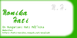 monika hati business card